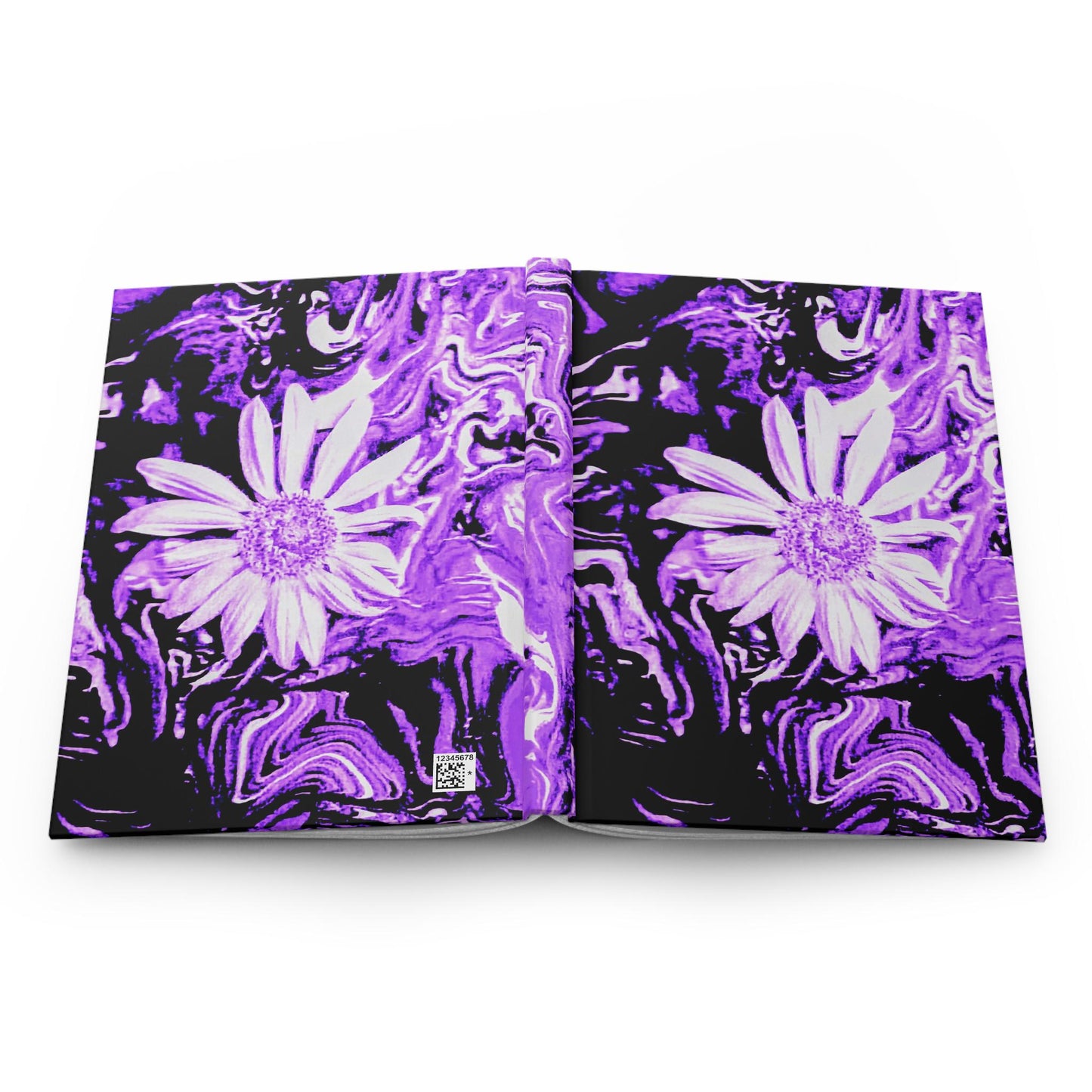 Purple Daisy Hardcover Journal | Inspirational Writing Notebook, Gift for Students, Journal for Thoughts, Creative Planner