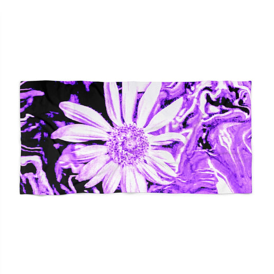 Vibrant Floral Beach Towel, Colorful Towel for Summer, Pool Days, and Beach Trips, Fun Gift for Vacation Lovers