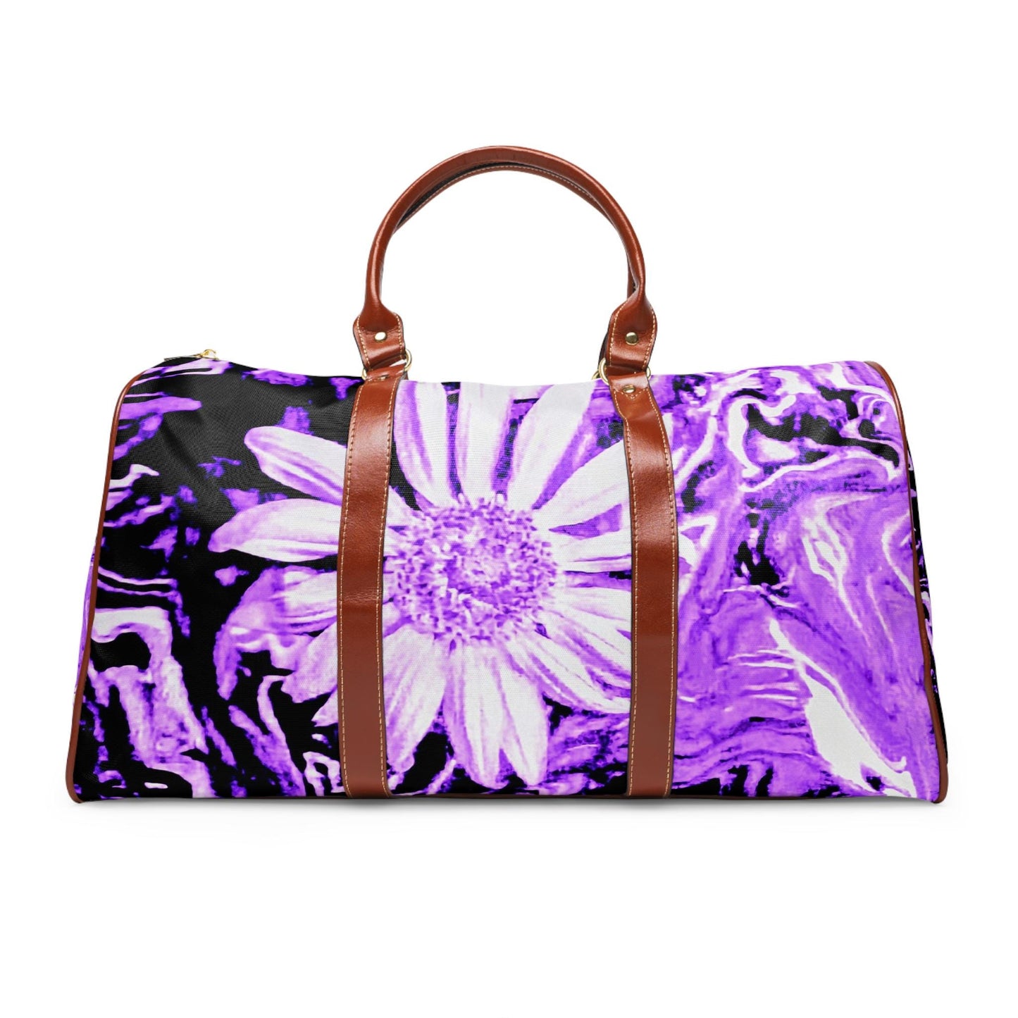 Vibrant Waterproof Travel Bag for Adventurers, Floral Luggage, Weekend Getaway Essential, Beach Bag, Gift for Travelers