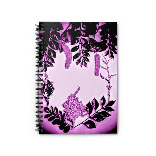 Purple Floral Spiral Notebook - Perfect for Journaling, Notetaking, Gifts, Study, and Organizing