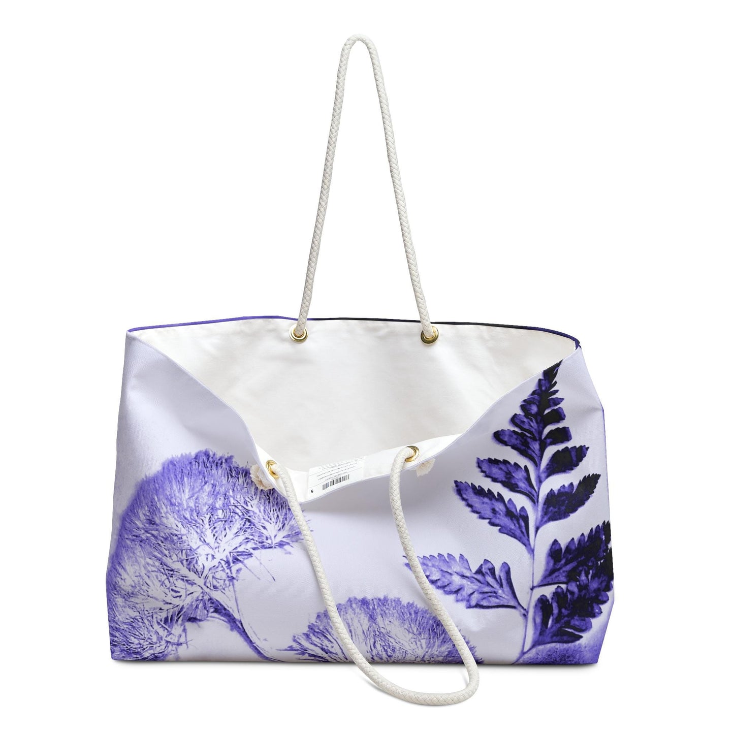 Bohemian Weekender Bag, Nature Inspired Tote, Travel Bag for Beach, Vacation Carryall, Gift for Travelers, Floral Design