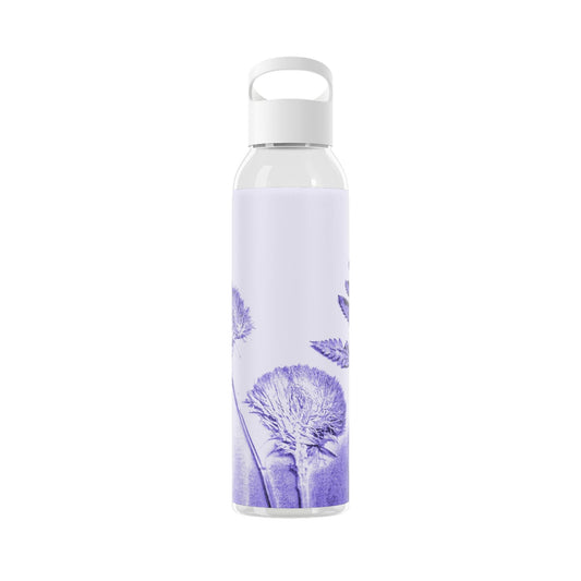 Sky Water Bottle with Floral Design | Eco-Friendly Hydration, Travel Mug, Gym Water Bottle, Birthday Gift, Nature Lover Gift