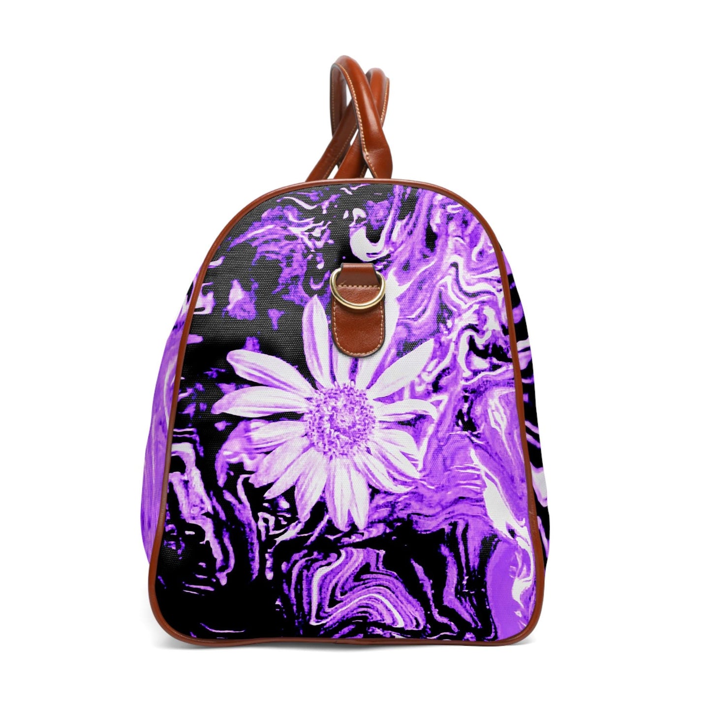 Vibrant Waterproof Travel Bag for Adventurers, Floral Luggage, Weekend Getaway Essential, Beach Bag, Gift for Travelers