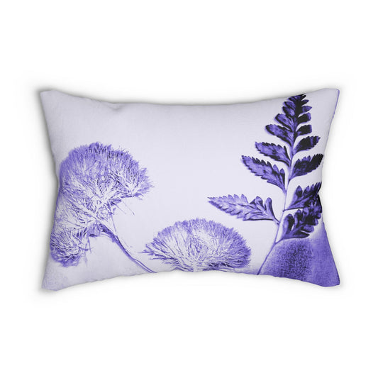 Botanical Lumbar Pillow, Home Decor, Couch Cushion, Gift for Plant Lovers, Nature Inspired Accent Pillow, Decorative Pillow
