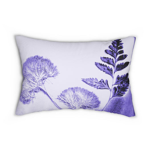 Botanical Lumbar Pillow, Home Decor, Couch Cushion, Gift for Plant Lovers, Nature Inspired Accent Pillow, Decorative Pillow