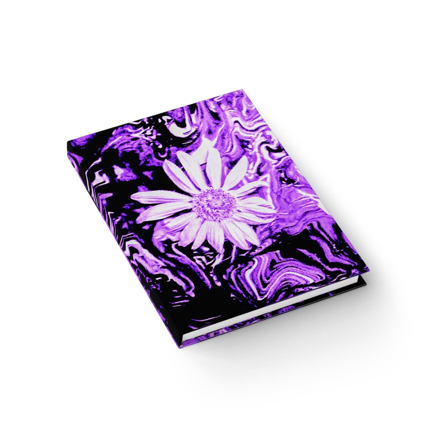 Purple Floral Spiral Journal - Artistic Notebook for Writing, Gifts For Her, Daily Planner, School Supplies, Spring Decor