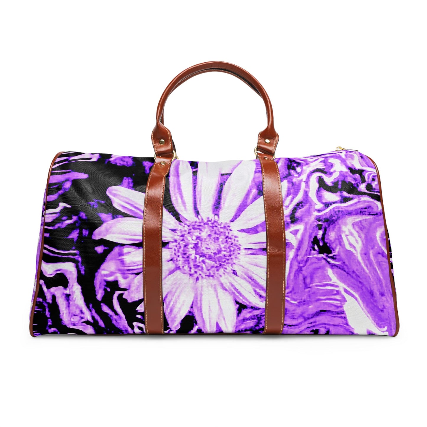 Vibrant Waterproof Travel Bag for Adventurers, Floral Luggage, Weekend Getaway Essential, Beach Bag, Gift for Travelers