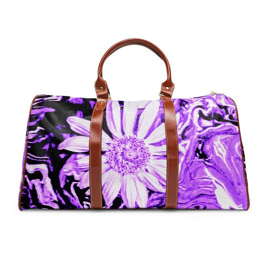 Vibrant Waterproof Travel Bag for Adventurers, Floral Luggage, Weekend Getaway Essential, Beach Bag, Gift for Travelers