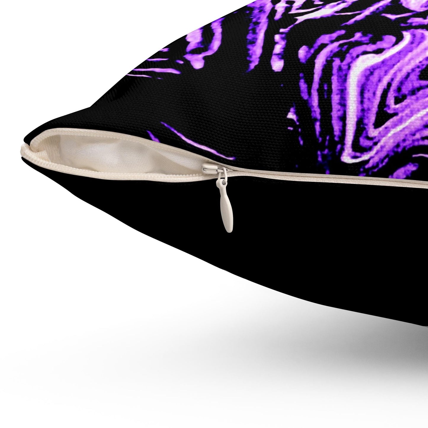 Vibrant Floral Throw Pillow, Boho Home Decor, Gift for Her, Couch Cushion, Purple Daisies, Modern Interior Accent