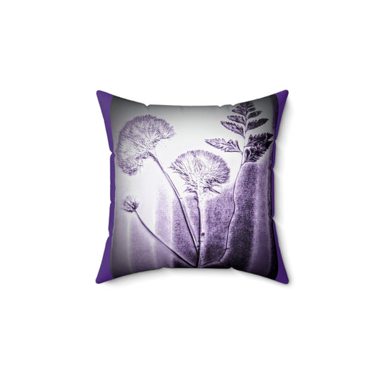 Botanical Art Square Pillow - Cozy Home Decor for Nature Lovers