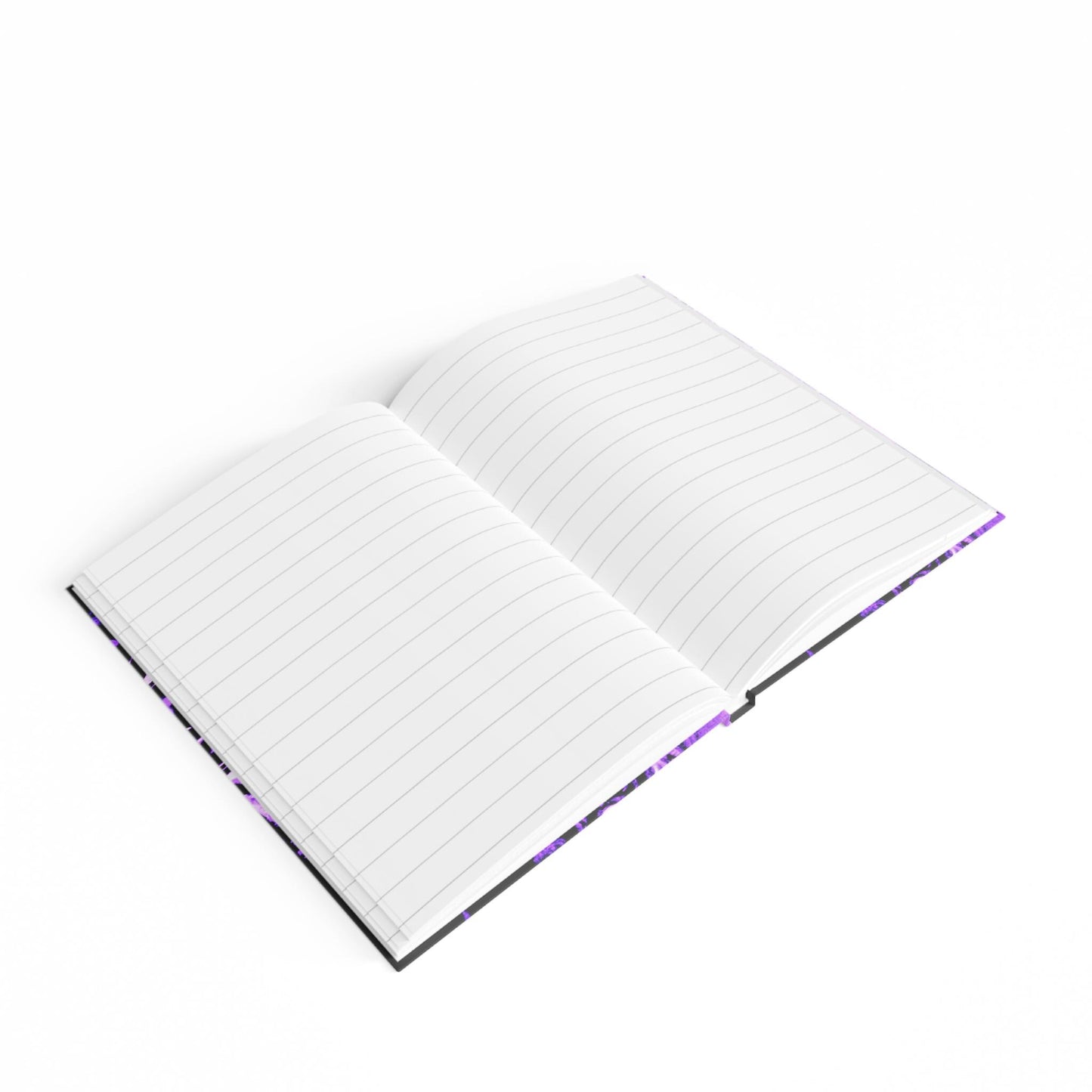 Purple Floral Spiral Journal - Artistic Notebook for Writing, Gifts For Her, Daily Planner, School Supplies, Spring Decor