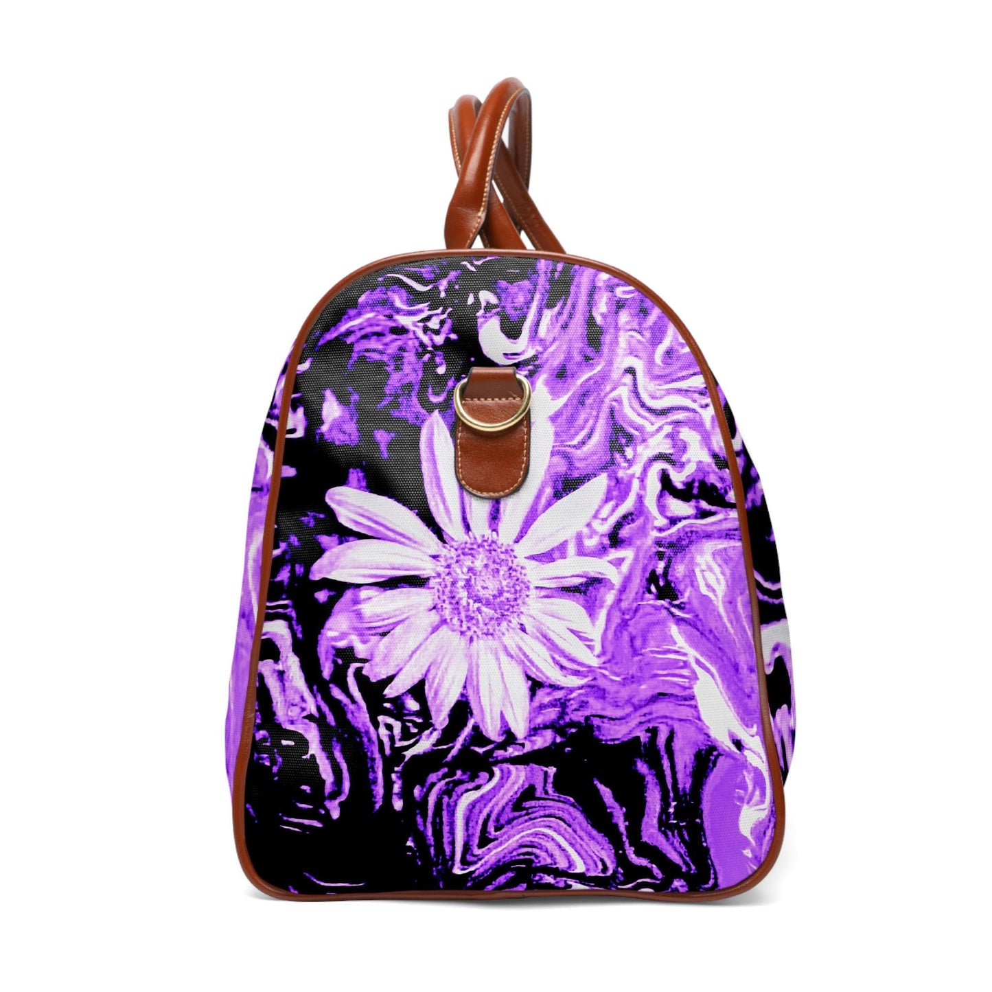 Vibrant Waterproof Travel Bag for Adventurers, Floral Luggage, Weekend Getaway Essential, Beach Bag, Gift for Travelers
